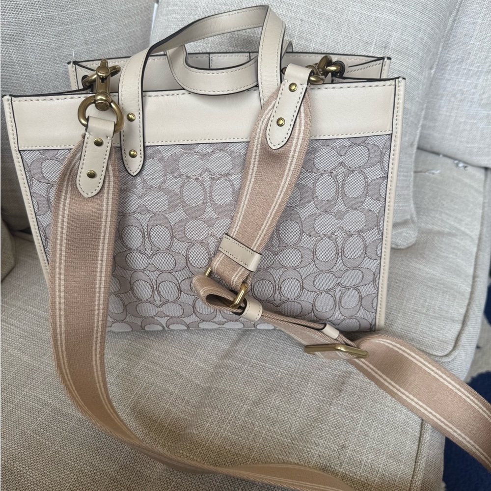 Coach field tote bag signature jacquard - Picture 16 of 17